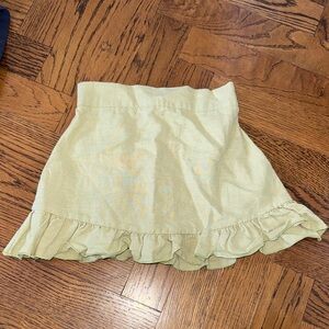 Charming Ruffled Tan Skirt for Kids